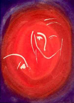 MotherAndSonAbstracted